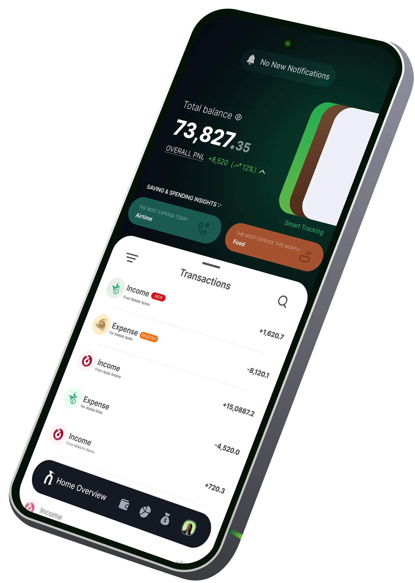 Shibre Phone App Mockup